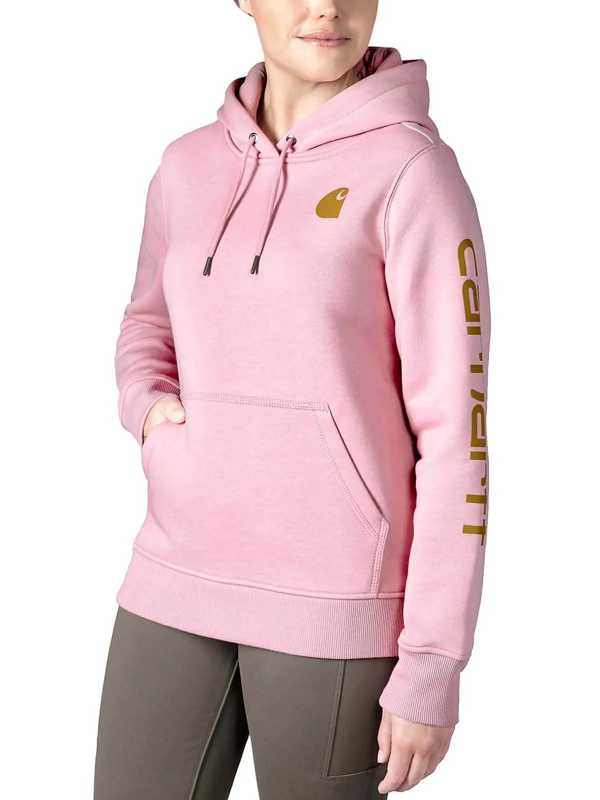 102791&#x20;Women&#x2032;s&#x20;Hoodie&#x20;with&#x20;Sleeve&#x20;Logo&#xA0;-&#x20;Carhartt
