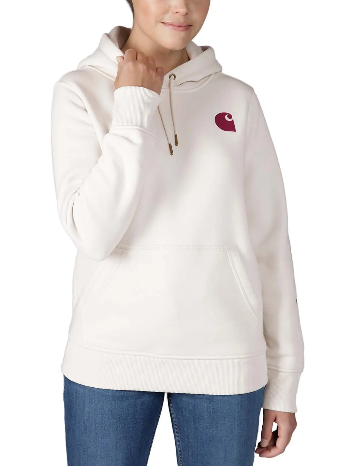 102791&#x20;Women&#x2032;s&#x20;Hoodie&#x20;with&#x20;Sleeve&#x20;Logo&#xA0;-&#x20;Carhartt