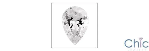 .15 Ct Pear Shape Tear Drop Cubic Zirconia CZ Loose stone