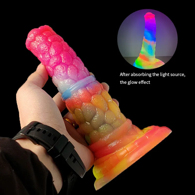 18cm Bump Texture Soft Silicone Animal Dildo
