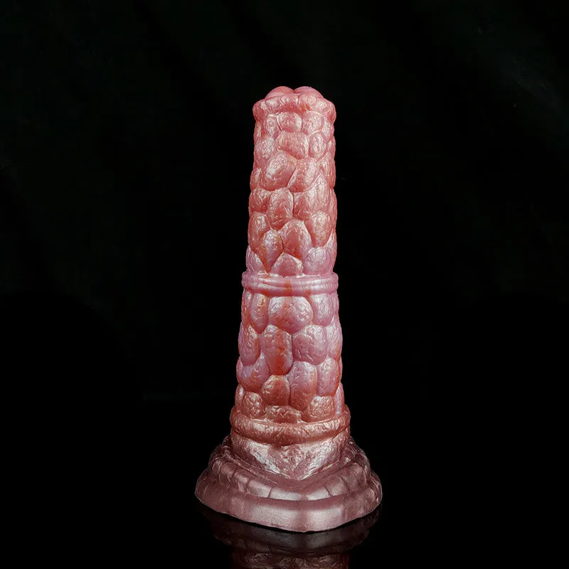 18cm Bump Texture Soft Silicone Animal Dildo