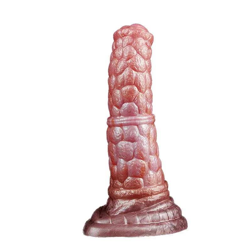 18cm Bump Texture Soft Silicone Animal Dildo
