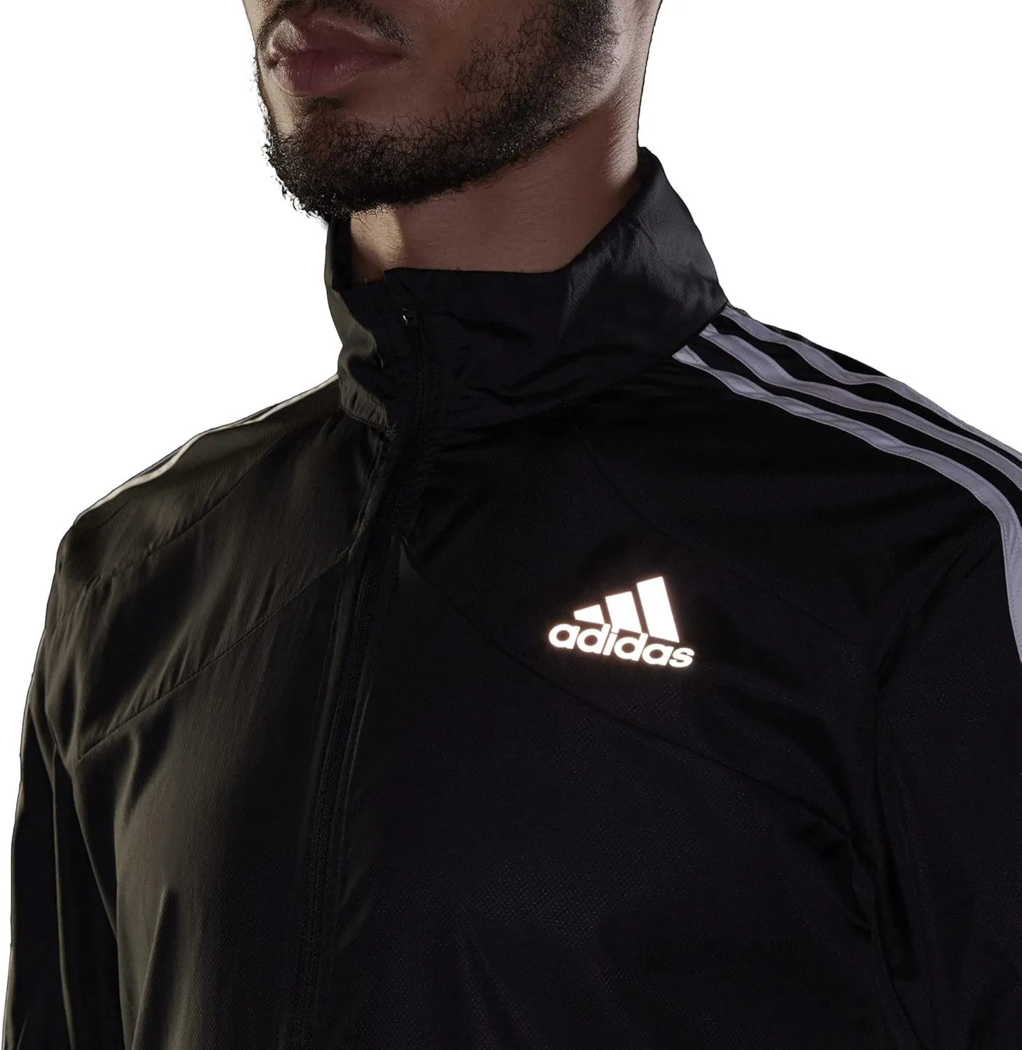 adidas Men's Marathon Jacket 3-stripes