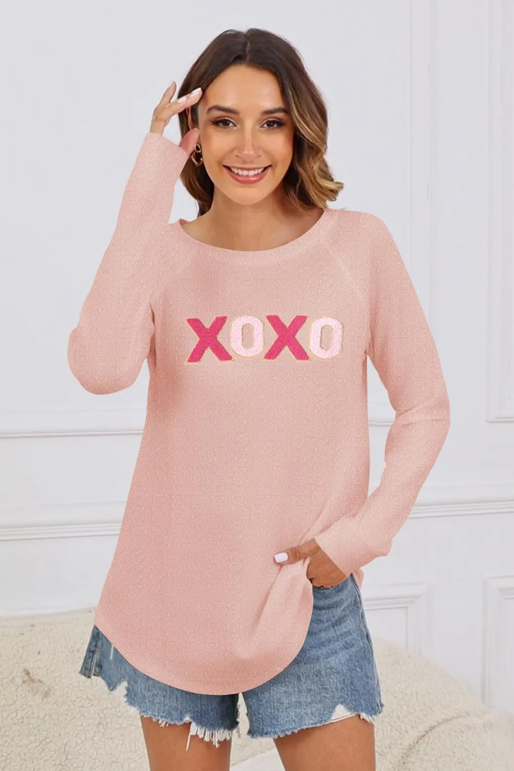 Aoang Women Fall Fashion 2025 Texture Knit Tunic Sweater