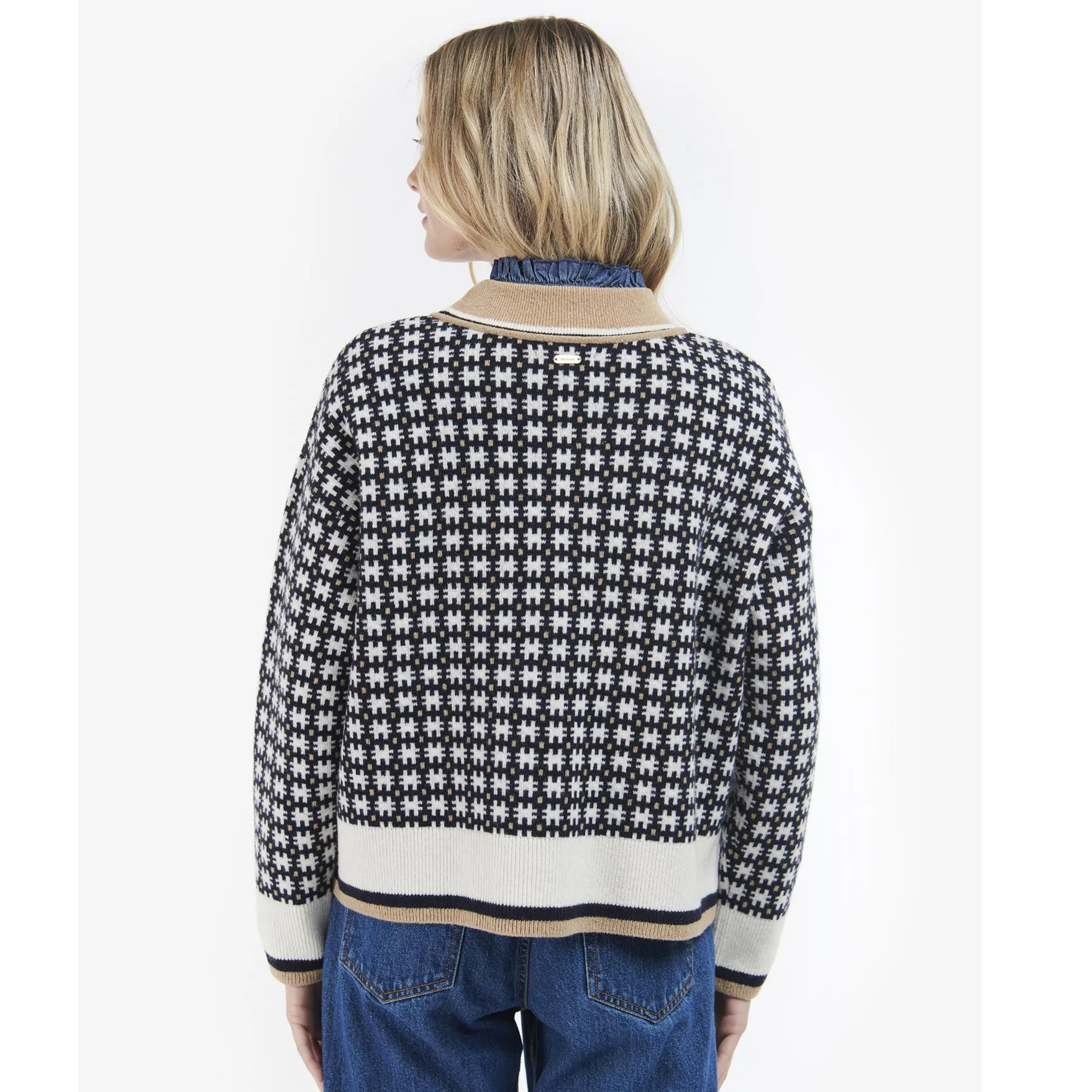 Barbour Fran Modern Heritage Cardigan LKN1280