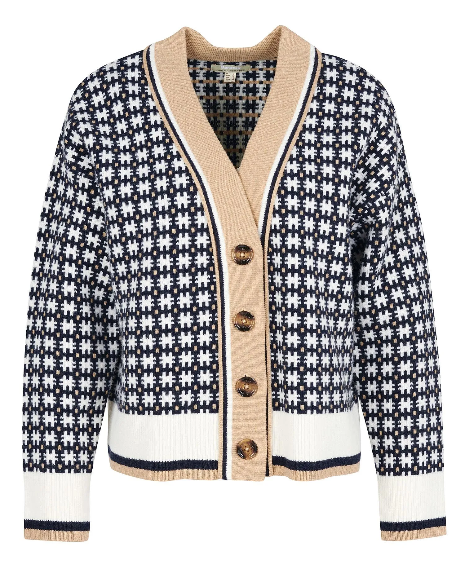 Barbour Fran Modern Heritage Cardigan LKN1280