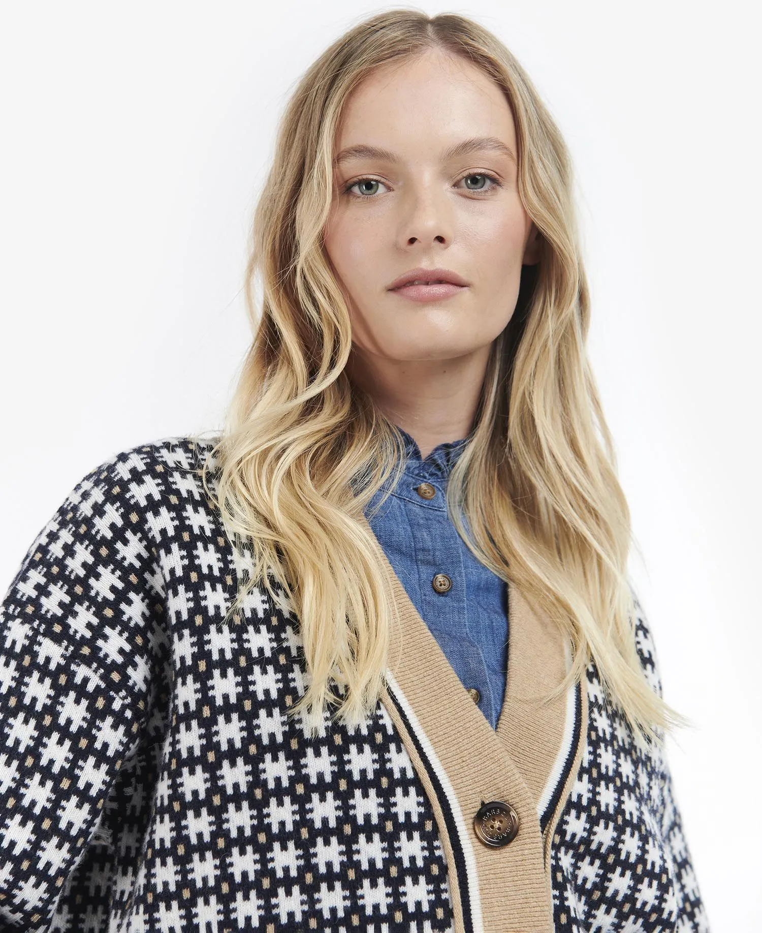 Barbour Fran Modern Heritage Cardigan LKN1280