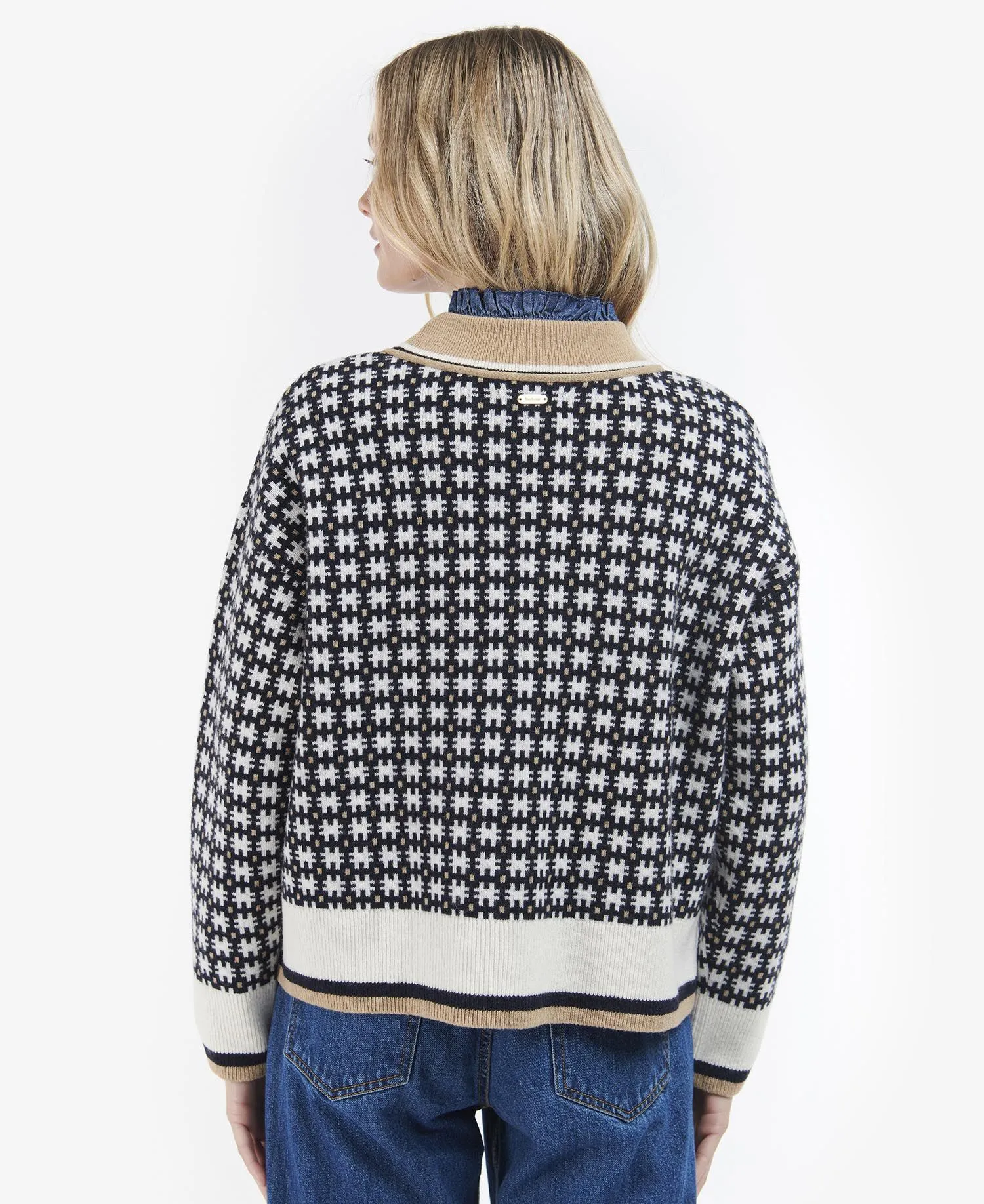 Barbour Fran Modern Heritage Cardigan LKN1280