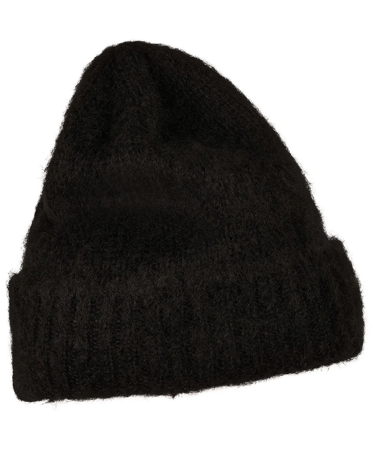 Black - Soft acrylic beanie (1503A)