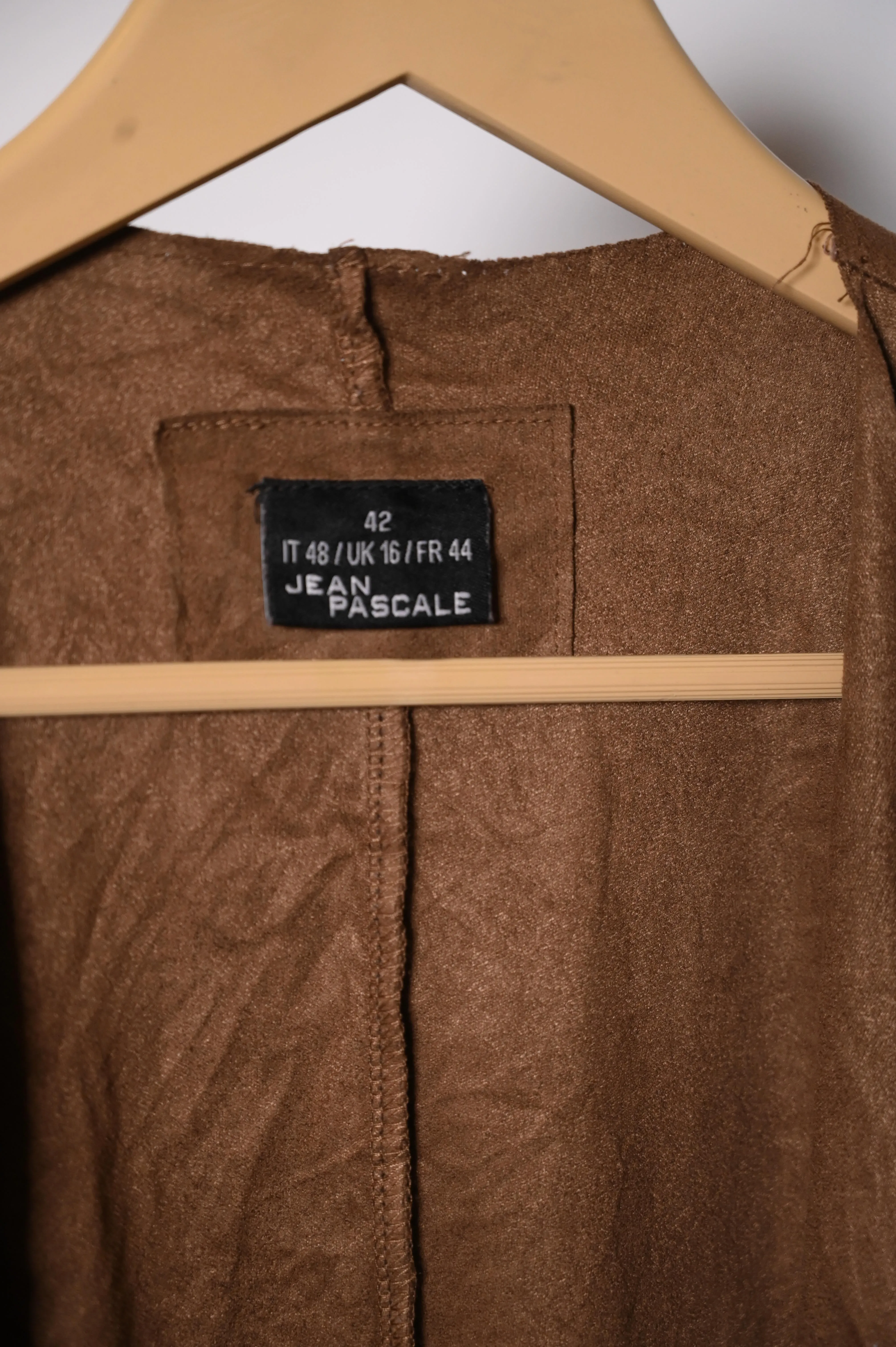 Chic Brown Polyester Shrug
