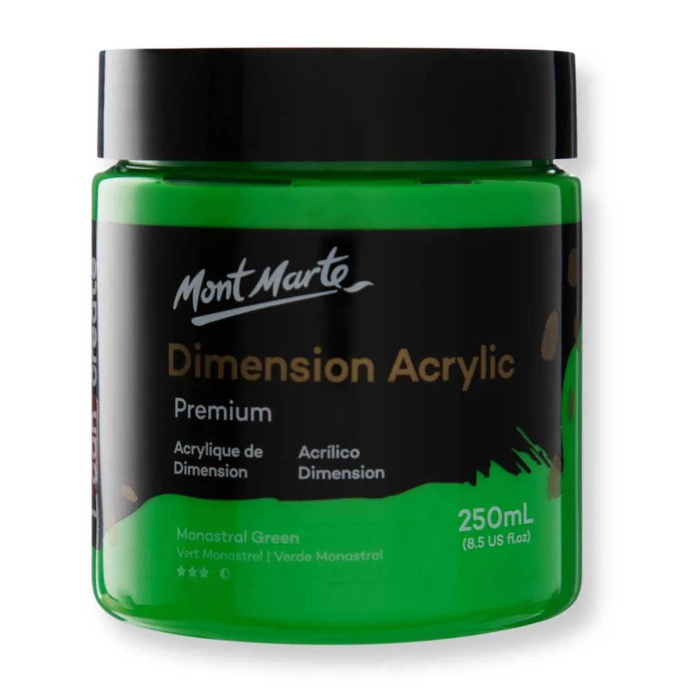 Dimension Acrylic Premium 250ml (8.5 US fl.oz) - Monastral Green