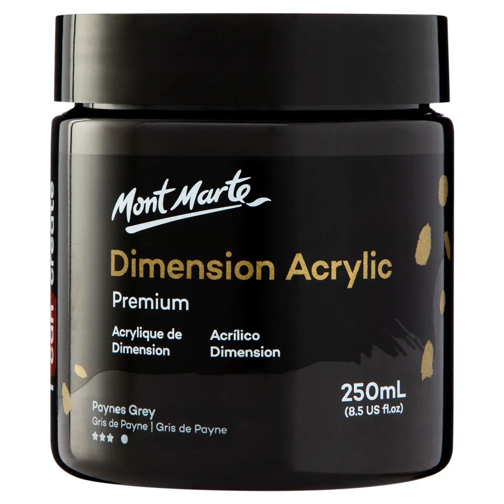 Dimension Acrylic Premium 250ml (8.5 US fl.oz) - Paynes Grey