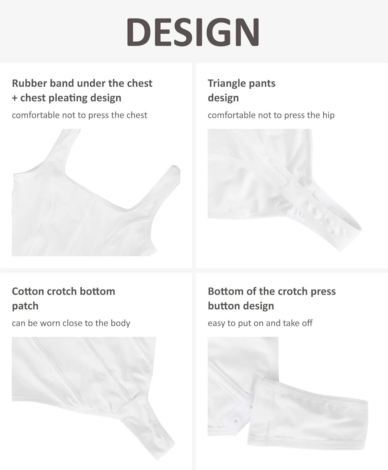 FeelinGirl Bodysuit for Women Tummy Control Corset Tops for Women Square Neck Body Suit Slimming Going Out Bodysuits