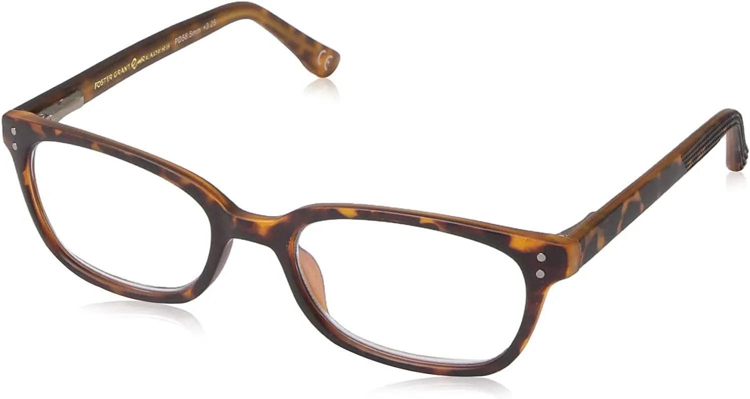 Foster Grant Women's Sheila Rectangular Reading Glasses