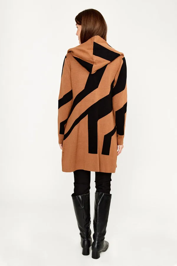 GEOMETRIC CARDIGAN