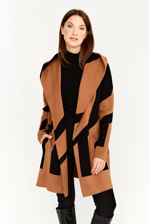 GEOMETRIC CARDIGAN