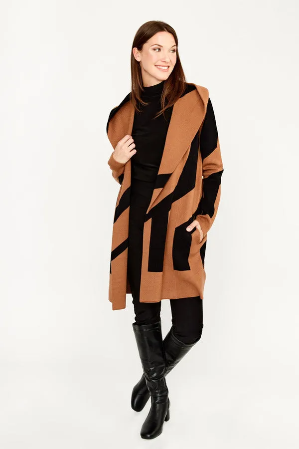 GEOMETRIC CARDIGAN