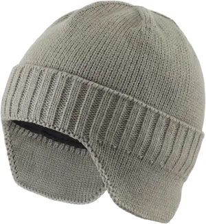 Home Prefer Mens Winter Hat Knit Earflap Hat Stocking Caps with Ears Beanie Hat