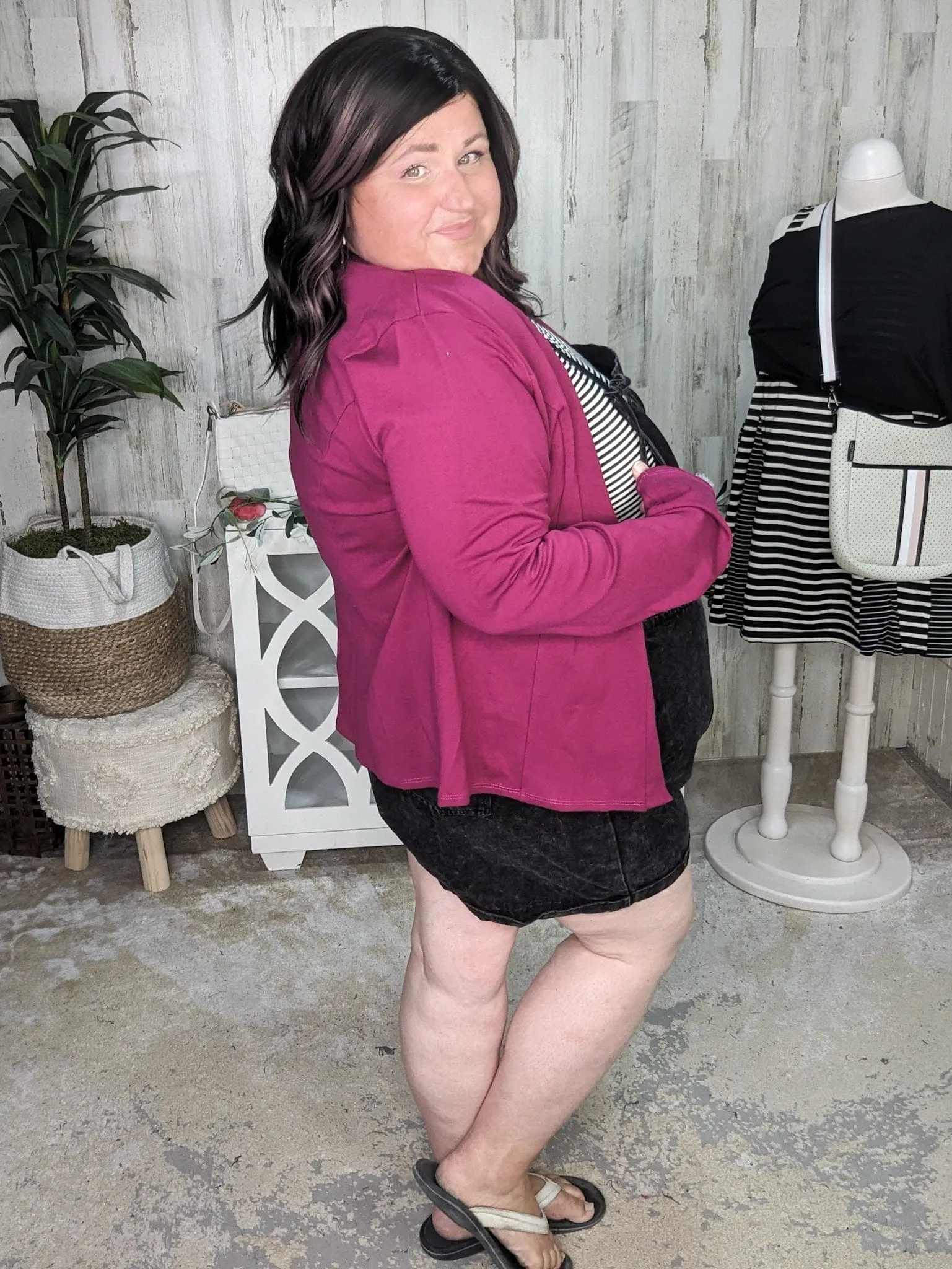 Kelsi Solid Blazer w/Stretch (5colors)