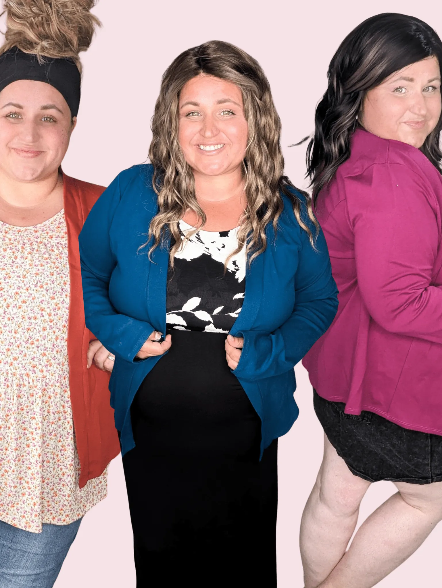 Kelsi Solid Blazer w/Stretch (5colors)