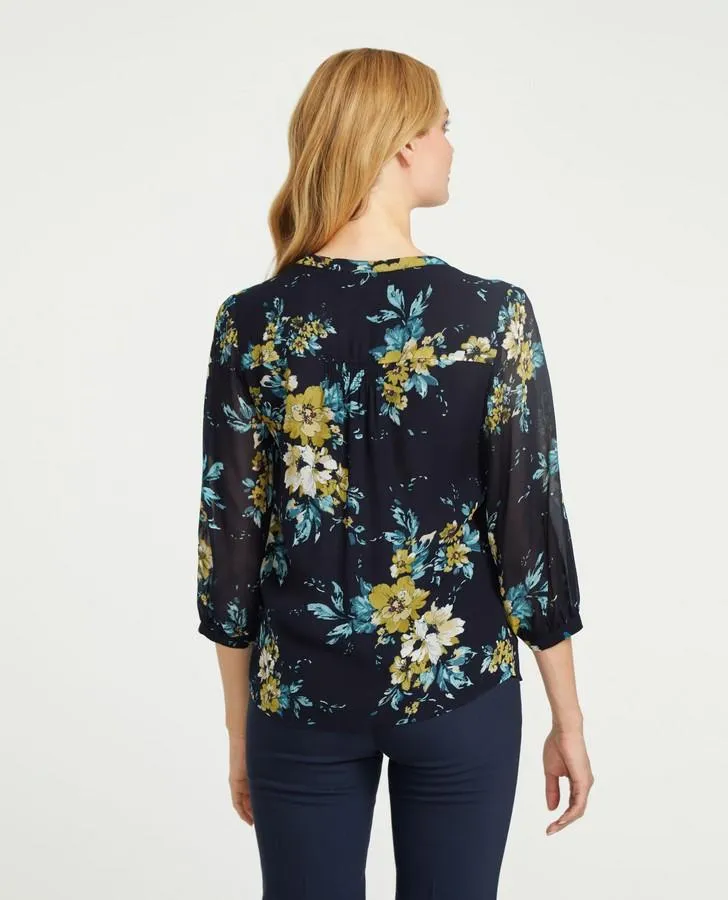 Lovely Garden Floral Blouse