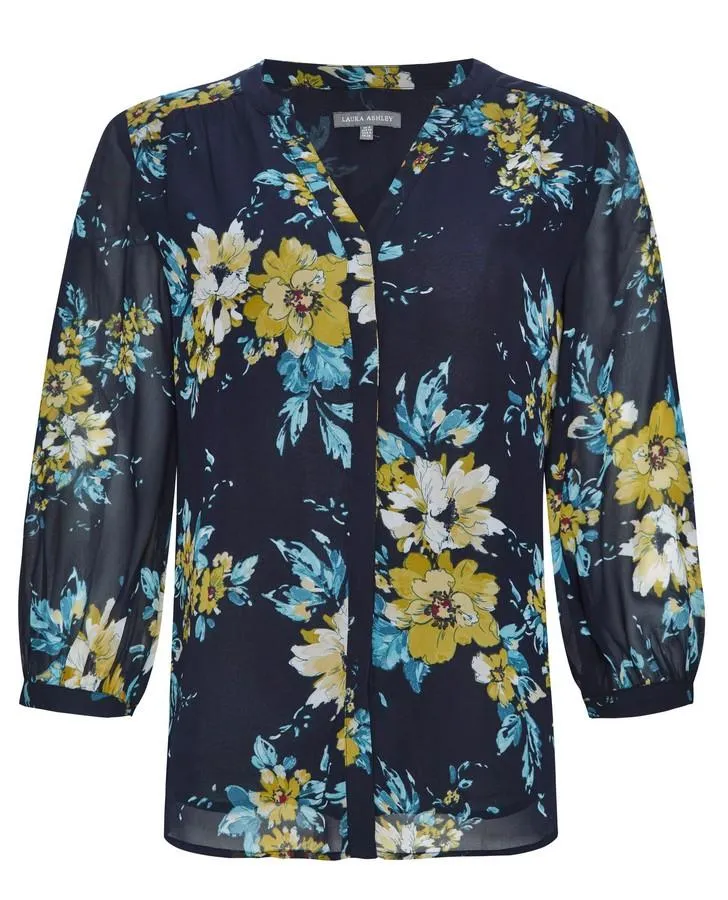 Lovely Garden Floral Blouse