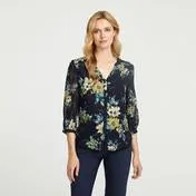 Lovely Garden Floral Blouse