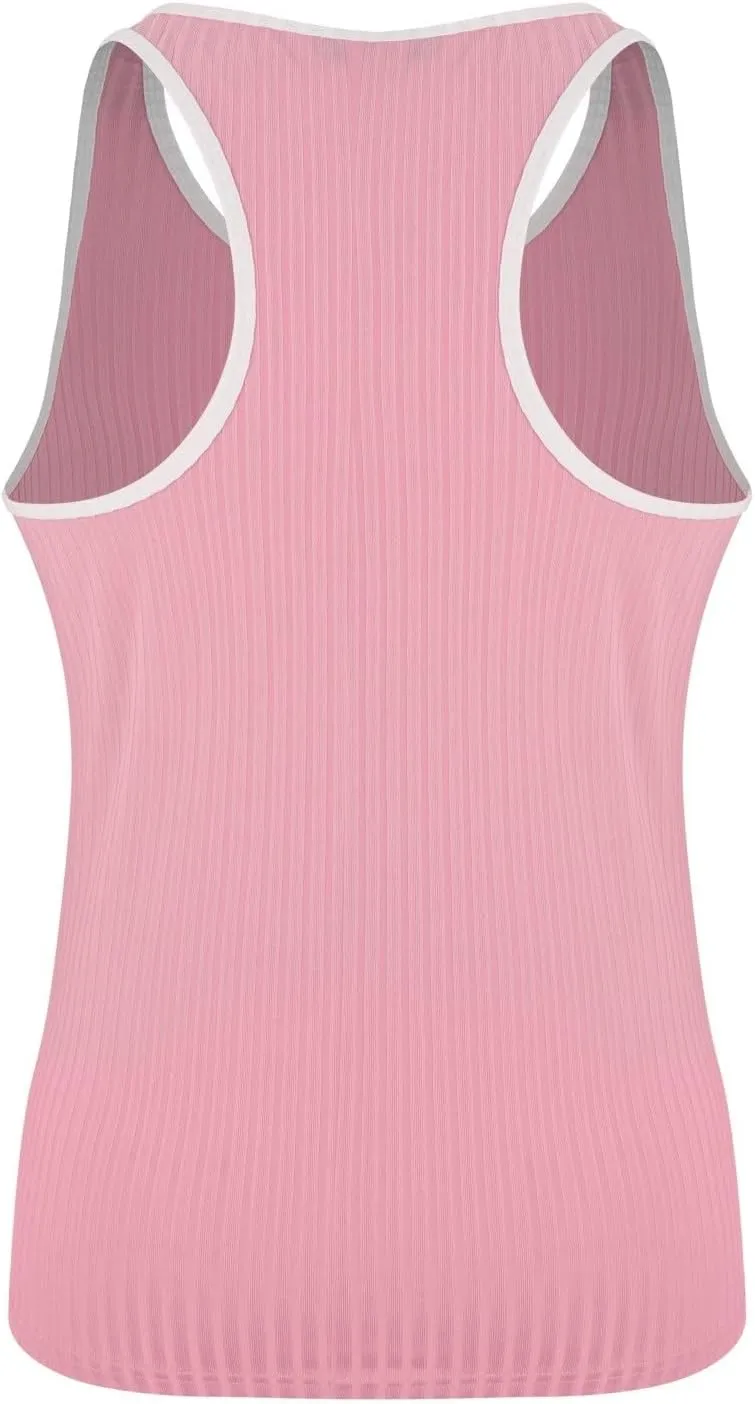 Men's Vertical Stripes Ribbed Tank Tops 2025 Fashion Knit Sleeveless Workout T Shirt Muscle Gym Fitness Tees Casual