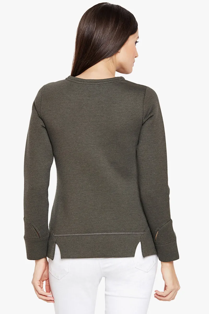 Minimal Night Flora Casual Top(Winter)