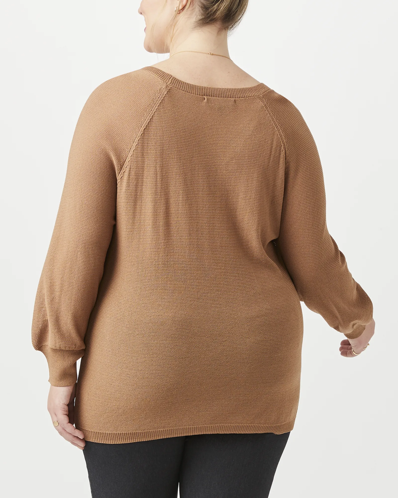 Odette Square-Neck Sweater | Brown
