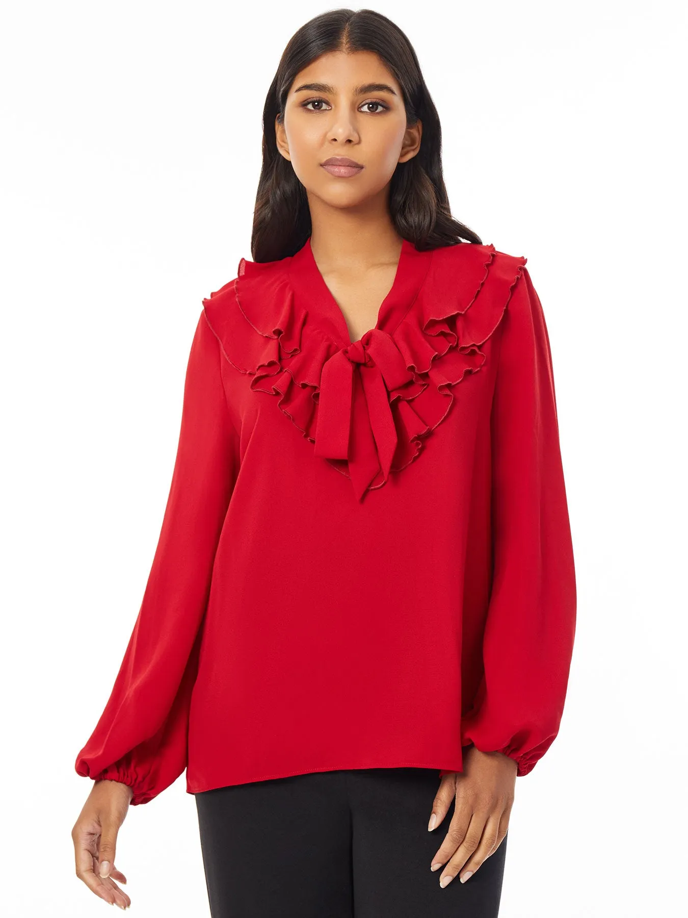 Plus Addison Blouse, Classic Drape