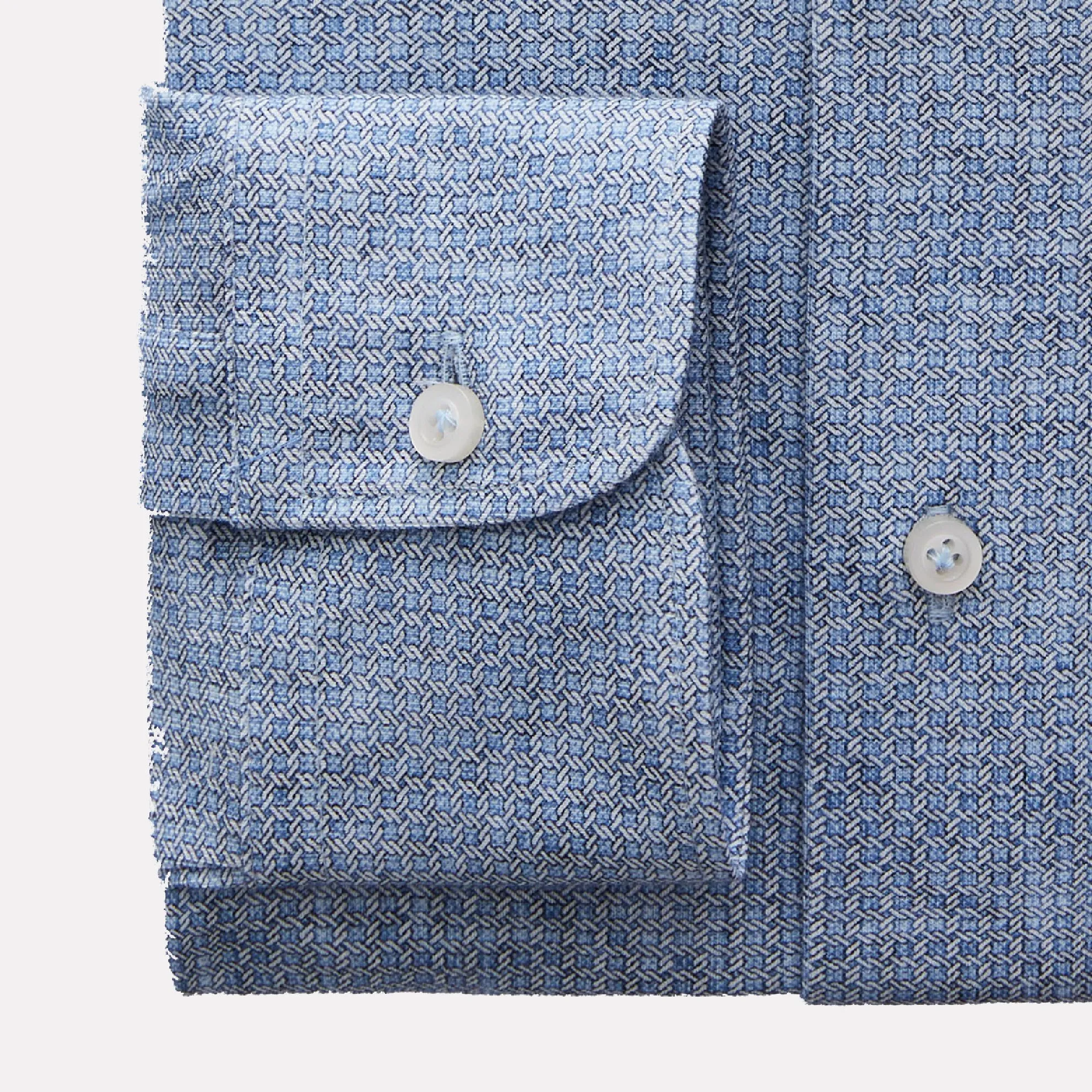 Premium Quality Jersey Knit Long Sleeve Shirt / Bright Blue