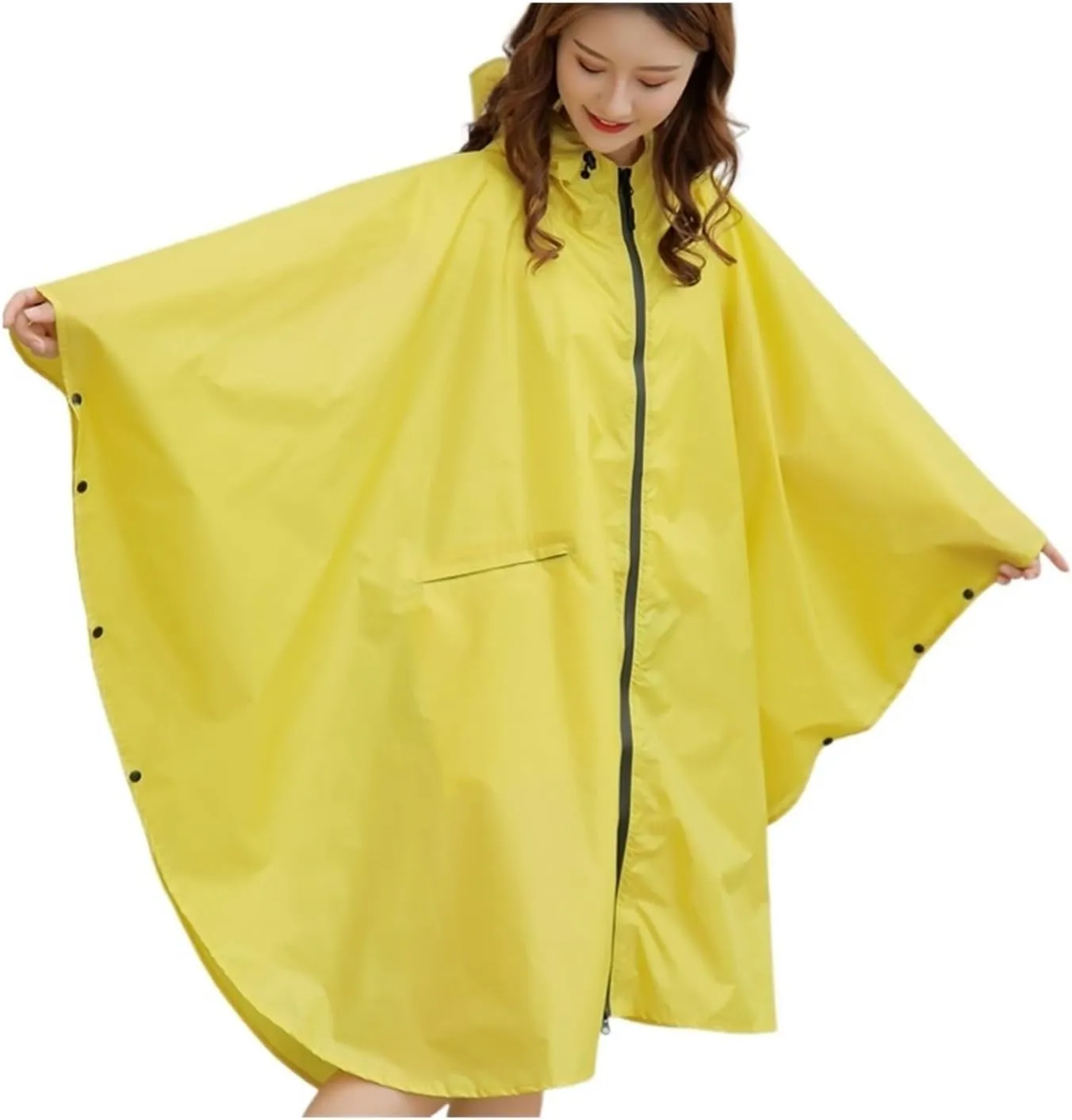 Raincoat Women men Waterproof,Rain Wear Outdoors Backpack Rain coat Poncho jacket cloak big cap