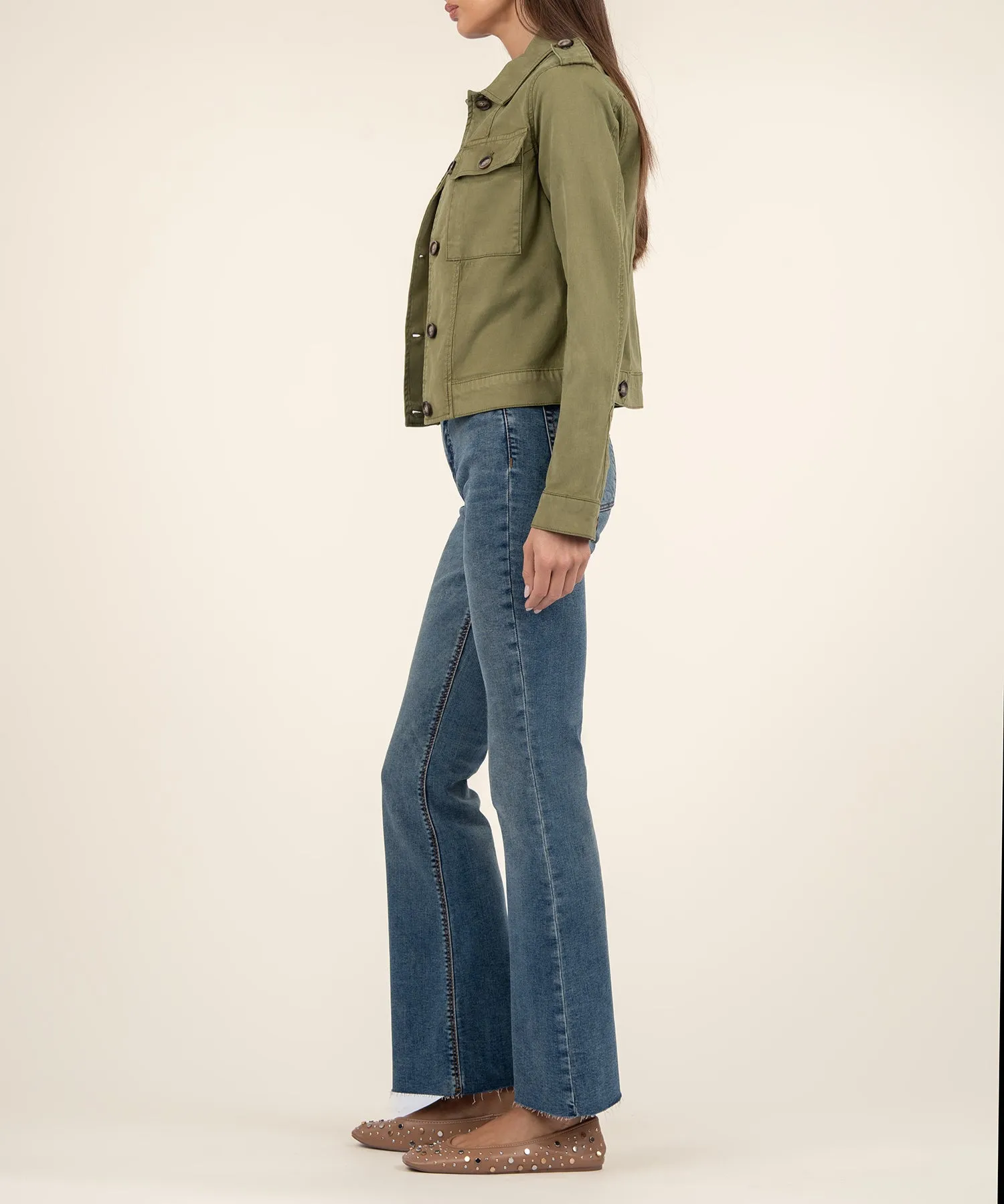 Rosalyn Twill Trucker Jacket