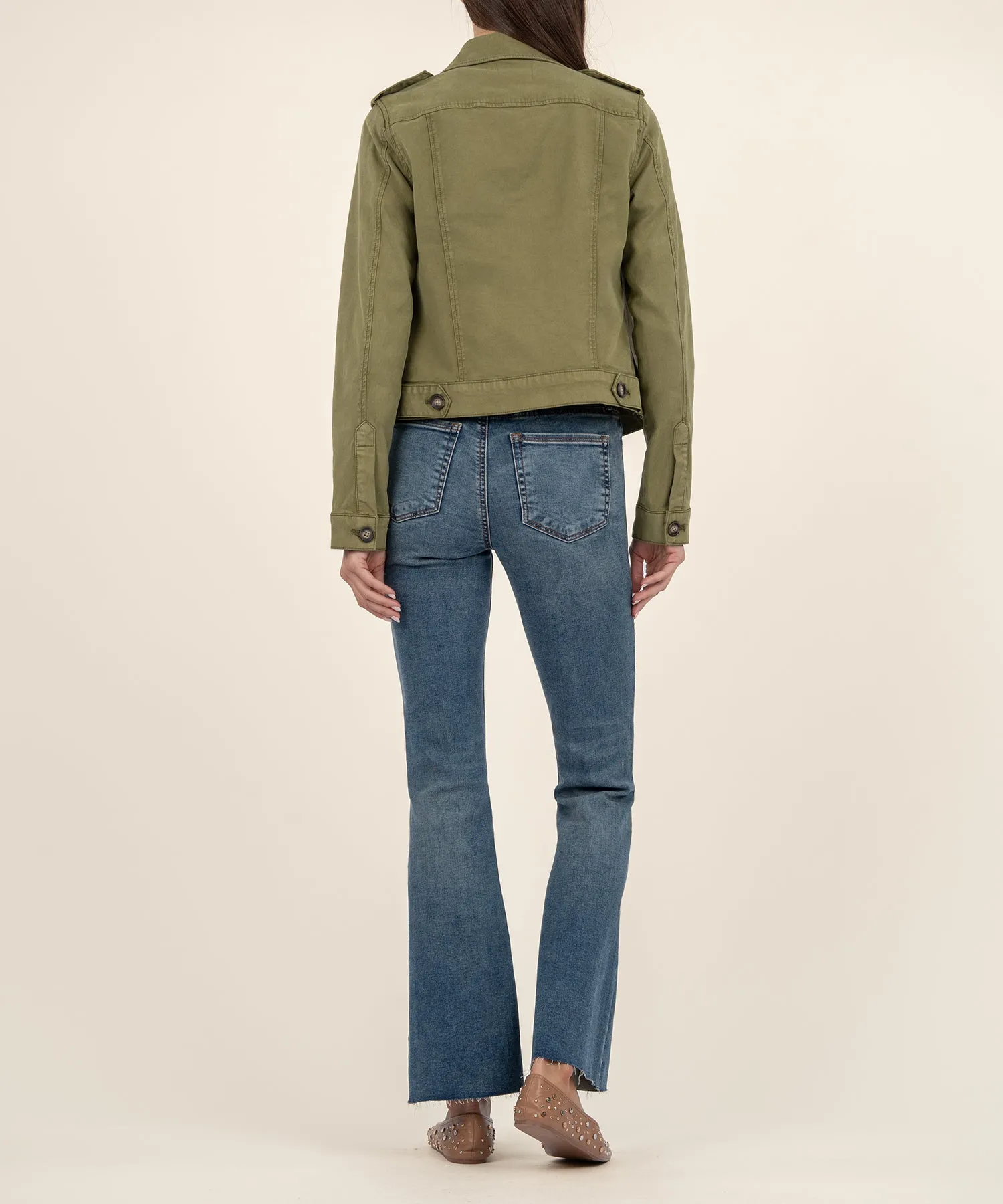 Rosalyn Twill Trucker Jacket