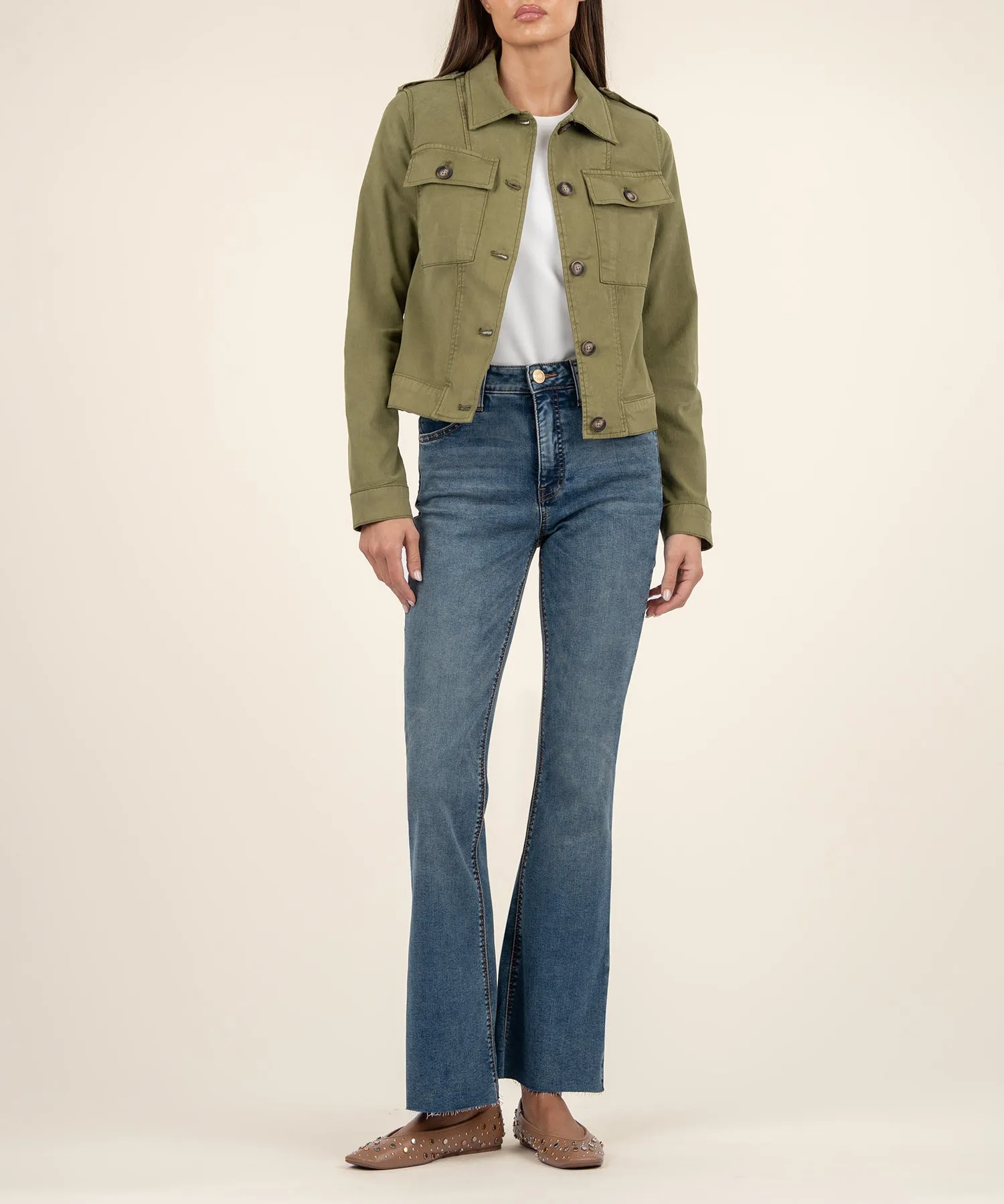 Rosalyn Twill Trucker Jacket