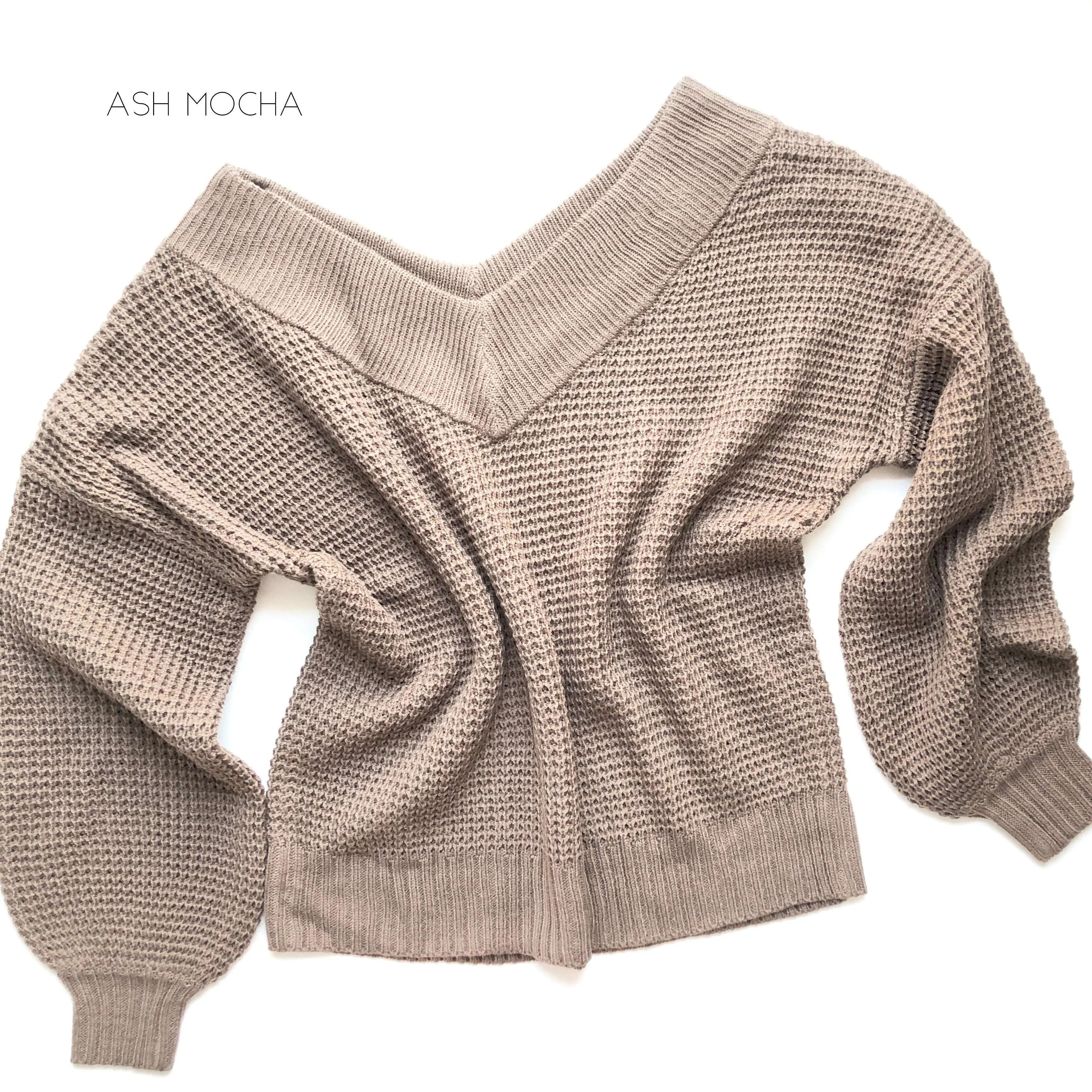 Trending Waffle Knit Sweater
