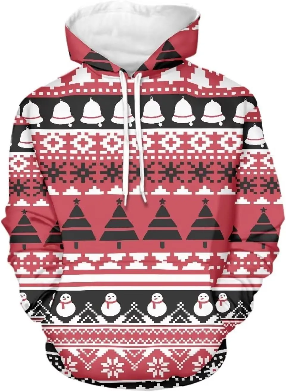 Uasibuni Cute Hoodie for Women Warm Fall Winter Fleece Jacket Casual Thick Hooded Sweatshirts Women Gift