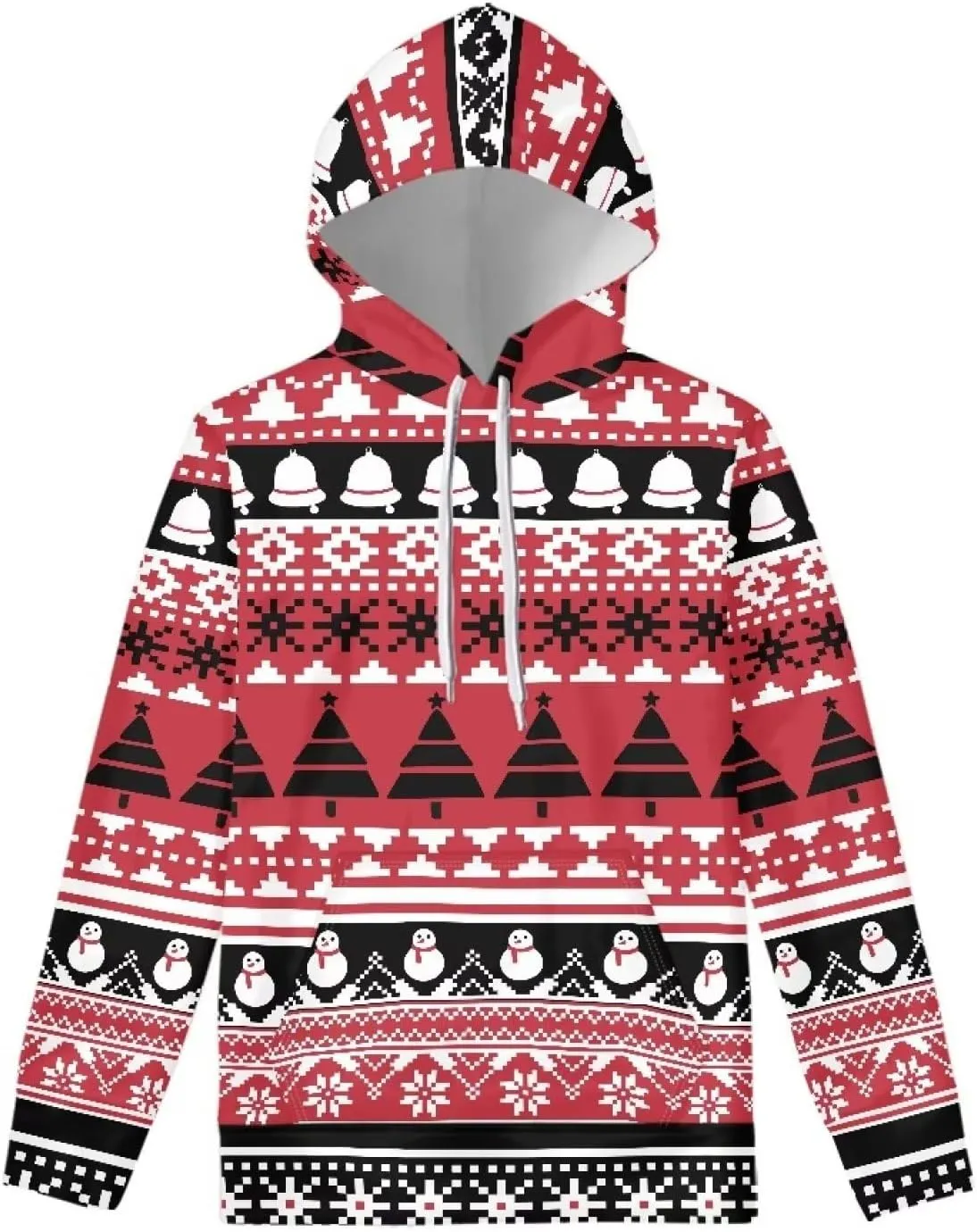 Uasibuni Cute Hoodie for Women Warm Fall Winter Fleece Jacket Casual Thick Hooded Sweatshirts Women Gift